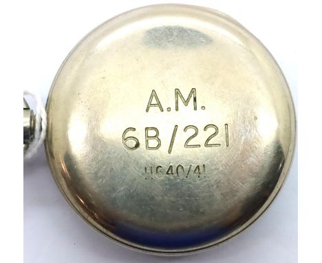 1941 Dated RAF Bombardiers Timer. Works well but split second hand is missing. P&amp;P Group 1 (£14+VAT for the first lot and