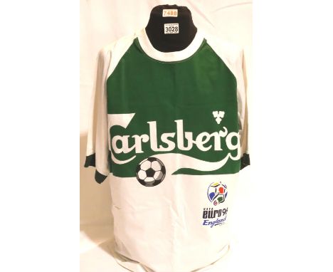 A Carlsberg England supporters souvenir t-shirt from Euro 96. P&amp;P Group 1 (£14+VAT for the first lot and £1+VAT for subse