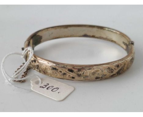A Silver Hinged Bangle