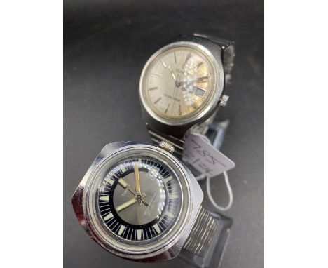 Two Gents Timex Wrist Watches inc. Timex Q