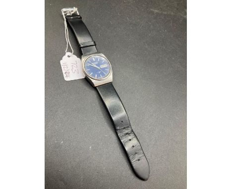 A Gents Seiko Automatich Wrist Watch With Seconds Sweep And Date Aperture W/O