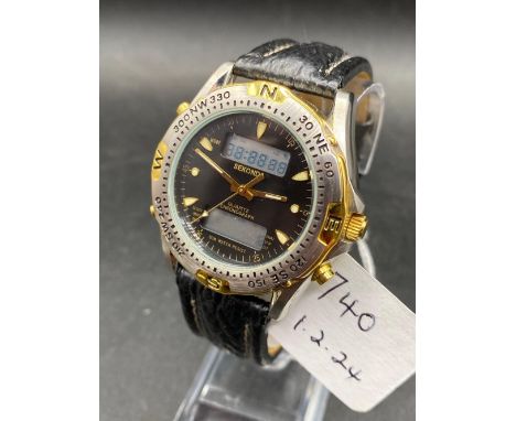 A Gents Sekonda Wrist Watch With Seconds Sweep