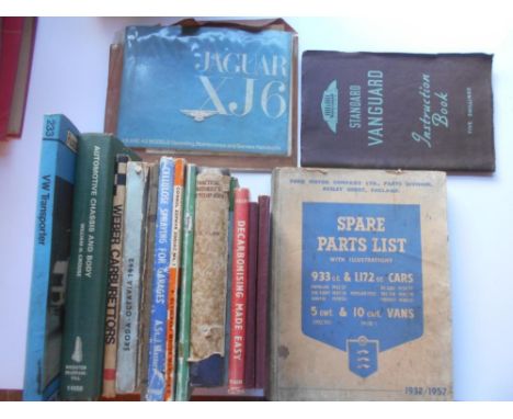 Motoring &amp; Car Manuals   17 Titles Incl.  Book Of The Morris Ten  1937,  Morris Minor  2Nd.Ed.