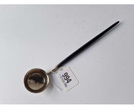 An Early 19Th Century Toddy Ladle With Turned Wood Handle By Rg