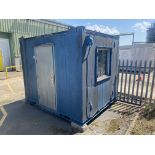 Storage container and contents to include various first aid kits and top up equipment , with 3 bays