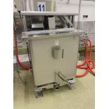 Greaves stainless steel 800L paddle tank , complete with onboard weighing system , Model WGH520 , sn