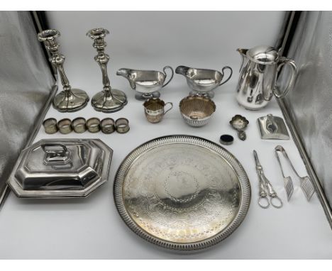 Collection of Silver Plated and EPNS items to include Large Mappin &amp; Webb Tray and others. 