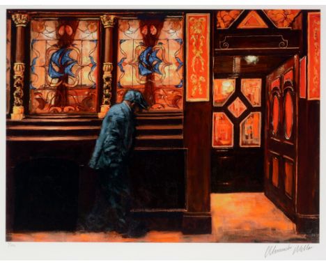 After Alexander Millar "Home From Home", signed in pencil, limited edition colour giclee print, numbered 9/295, published by 