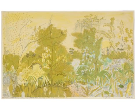 Anthony Gross "Louisianna Landscape" (Herdman 5405, Reynolds 166), signed in pencil twice - once on image and once in the mar