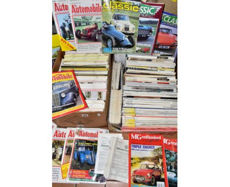 TWO BOXES OF MOTORING MAGAZINES, approximately two hundred publications from the 1970s, 1980s and 1990s, to include The Autom