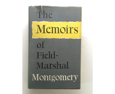 The Memoirs of Field Marshal Montgomery, signed by Montgomery at the end of the Foreword, this page now being loose. Fourth i