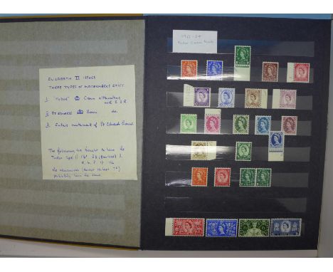 Stamps; an album of Queen Elizabeth II including 'Please Post Early In The Day', 'Address Your Letters Correctly' and 'Pack Y