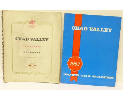 Two Chad Valley Toy Trade catalogues, 1950 Centenary issue and 1962