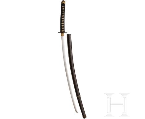 Katana in Handachi-Montierung, Japan, Ende Edo-Periode  Klinge Shinogi Tsukuri, Iorimune, Tori Zori und Chu Kissaki, feiner I