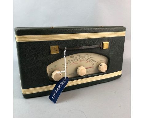 VINTAGE ROBERTS TYPE C R PORTABLE RADIO, serial no C10103, 31cm wide