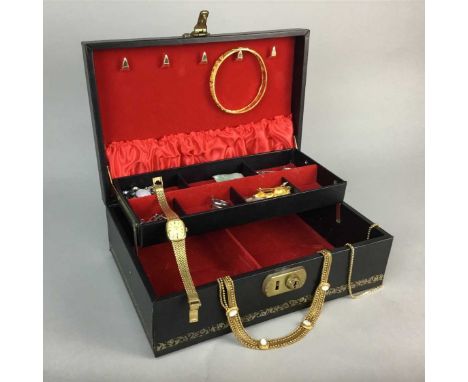 COLLECTION OF COSTUME AND OTHER JEWELLERY, including an Ola Gorie Celtic pendant/brooch, a Pierre Loricon, Paris gilt metal n