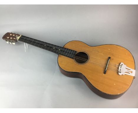 VINTAGE ACOUSTIC GUITAR, in hard case