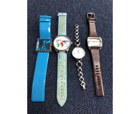 GROUP OF LADY'S LATE 20TH CENTURY WATCHES, including Lorus, Timex and Figaro examples, mostly quartz