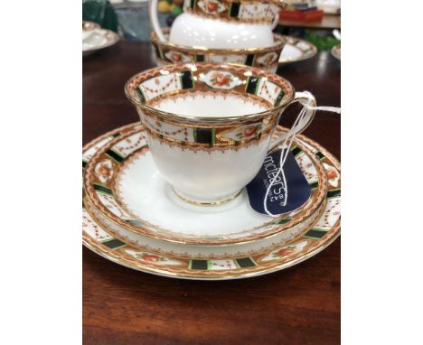 BRIDGWOOD PART TEA SERVICE, decorated with the Conway pattern