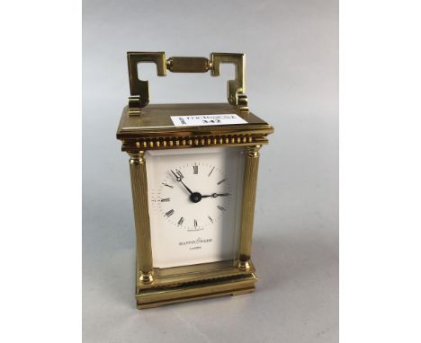 REPRODUCTION CARRIAGE CLOCK, by Mappin &amp; Webb