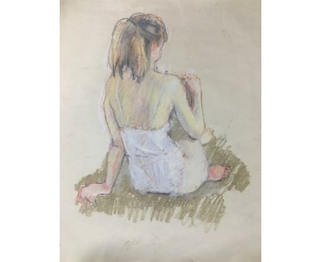 * ANNE ANDERSON, PORTRAIT OF JULIE pastel on paper 48.5cm x 38cm Unframed