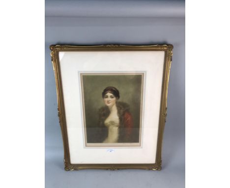 PORTRAIT OF A LADY, a lithograoh by Arthur L Cox, signed in pencil, and another (2)