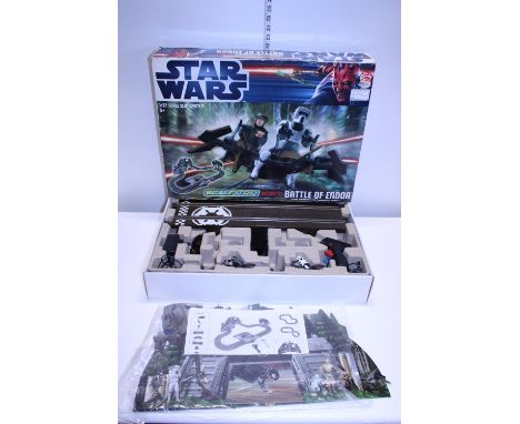 A boxed Starwars Scalextric racing set (complete) 
