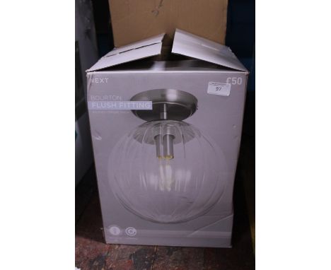 A new boxed Next ceiling light (unchecked) 
