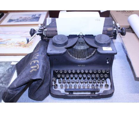 A antique Oliver typewriter in working order. Shipping unavailable 