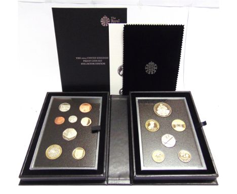 GREAT BRITAIN - UNITED KINGDOM PROOF COIN SET, COLLECTOR EDITION, 2014  fourteen coins, in presentation case of issue, comple