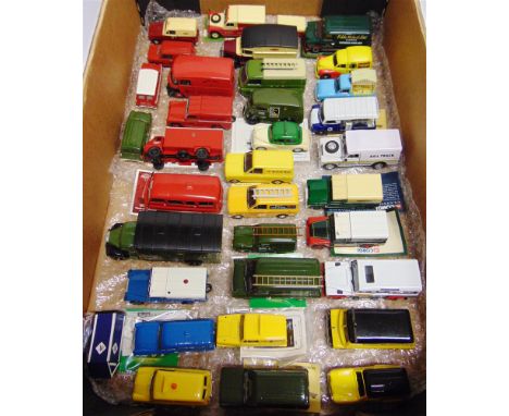 THIRTY-THREE 1/43 SCALE &amp; OTHER DIECAST MODEL LIGHT COMMERCIAL VEHICLES  each mint or near mint (some lacking wing mirror