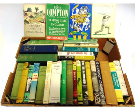 [BOOKS]. CRICKET  Thirty-one assorted volumes, including D'Oliveira. An Autobiography, first edition, Collins, London, 1968, 