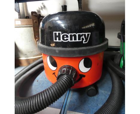 A Henry Hoover with tools 