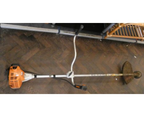 A Stihl petrol engine strimmer 