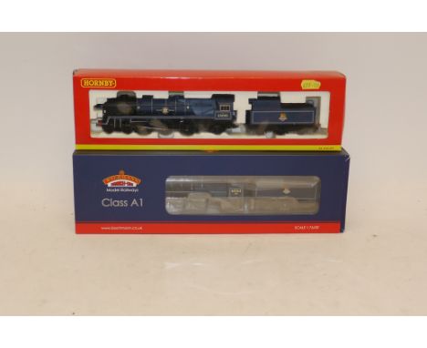 Hornby (China) and Bachmann OO Gauge BR Blue Express Steam Locomotives, both from the preservation era, comprising Hornby R21