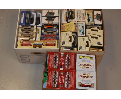 Boxed Lledo Models, Mostly Days Gone By, vintage private and commercial vehicles all in original boxes, G-E, Boxes F-G, appro