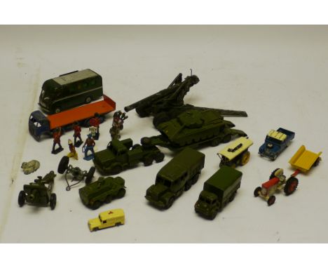 Play-Worn Britains, Dinky, Corgi and Others, Military and commercial vehicles, including Britains field guns, 660 Mighty Anta