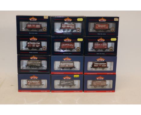 Bachmann OO Gauge 'Private Owner' Freight Stock, one dozen PO wagons including 7 Bachmann Club editions, all G-VG, some with 