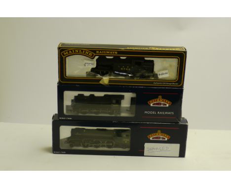 Bachmann and Mainline 00 Gauge Steam Locomotives,  Bachmann 31-855A BR black  J39 0-6-0 '64897' and 31-550 BR green V2 60800 