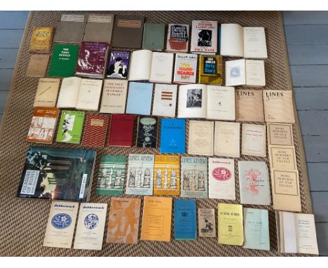 A Large collection of mixed genre books. Includes Scotch Whisky, Art and letters 1919, The Dreamer and other poems by W.D. Co