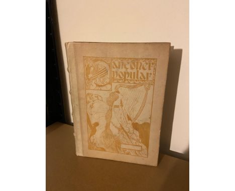 First Edition hardback book titled 'Canconer Popular' by Aureli Capmany [inscribed by author] 