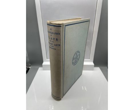 A 1st Edition Book. Titled 'A Bibliography of Clays and the Ceramic Arts by John Casper Branner published by the American Cer