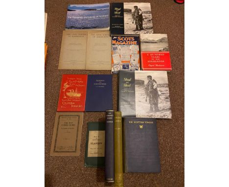 A Collection of various collectable Scottish books and surrounding areas, Includes The Highlands and Islands of Scotland by A