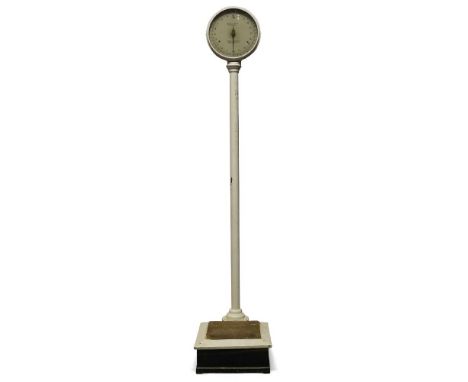 Harrods and Co., a set of floor scales  c.1930, painted name to dial  A large set of floor scales from Harrods department sto