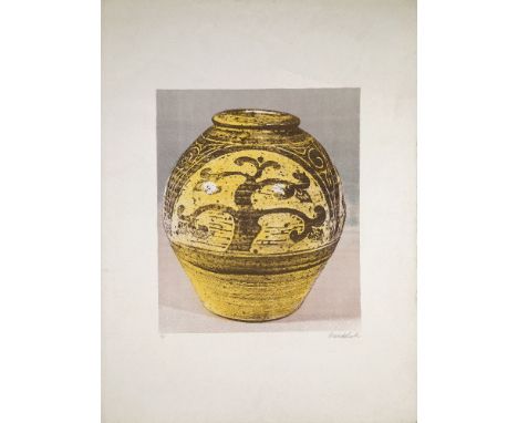 Bernard Leach (1887-1979), a limited edition lithograph 1973/74, signed in pencil to margin and editioned 14/100 with CP embo