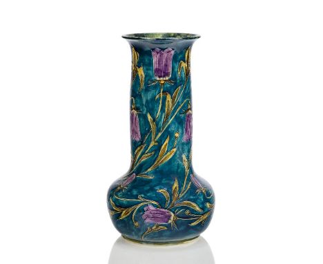 George Cartlidge (1868-1961), a large earthenware ‘Morris Ware’ vase made by Sampson Hancock & Sons c.1915, Geo Cartlidge fac