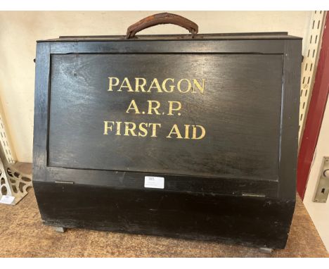 A WWII A.R.P Paragon fitted first aid compendium 