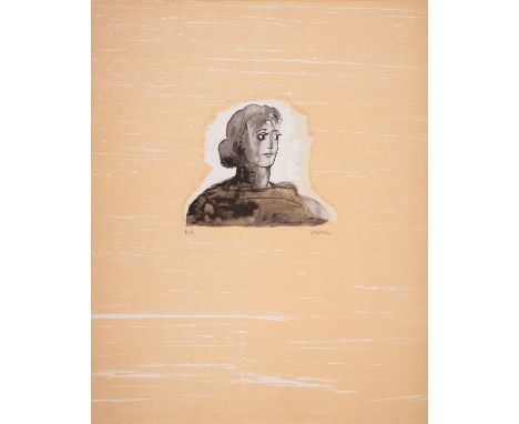 δ Henry Moore (1898-1986)Creole Lady (Cramer 321)Lithograph printed in colours, 1973, signed and inscribed 'E.A.' in pencil, 