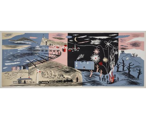 δ John Piper (1903-1992)Nursery Frieze II (Levinson 9)Lithograph printed in colours, 1936, published by Contemporary Lithogra