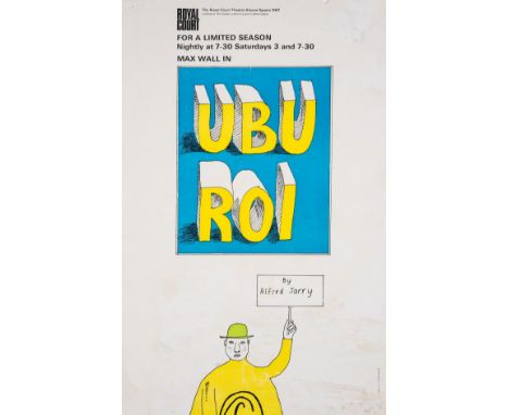 David Hockney (b.1937) after.Ubu Roi, Poster for The Royal Court TheatreOffset lithograph printed in colours, 1966, printed b